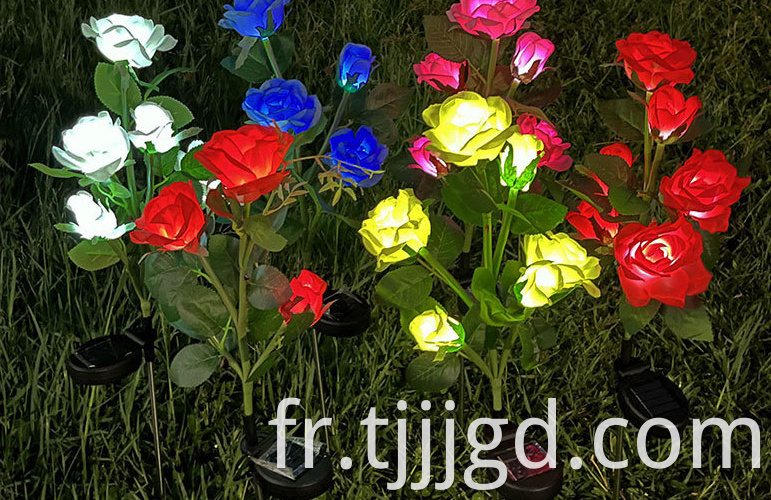 Solar Artificial Flower Light